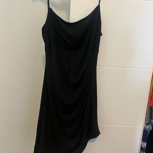 Sparkly black dress